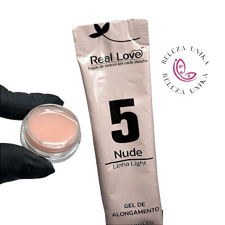 Gel sachê Real Love 5 Nude 15ml