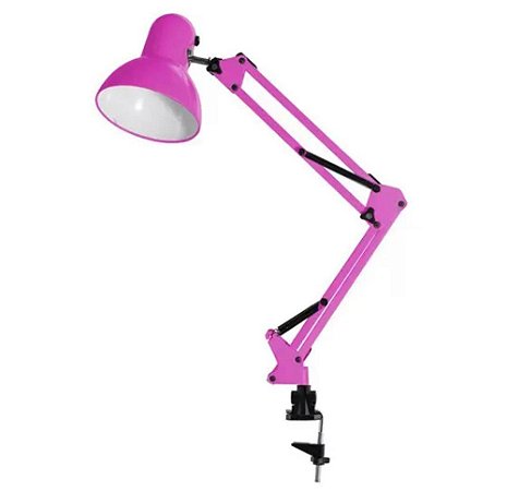 LUMINARIA ARTICULADA COM GARRA PINK