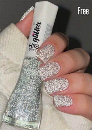 Hits Esmalte Glitter 8ml -  Diamante Estrela
