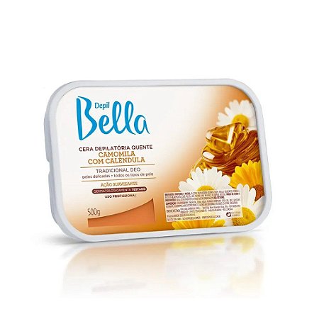 Cera Depilatória Camomila Calendula 500gr