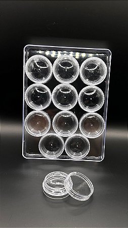 Porta Glitter Modelo redondo 12 unidades