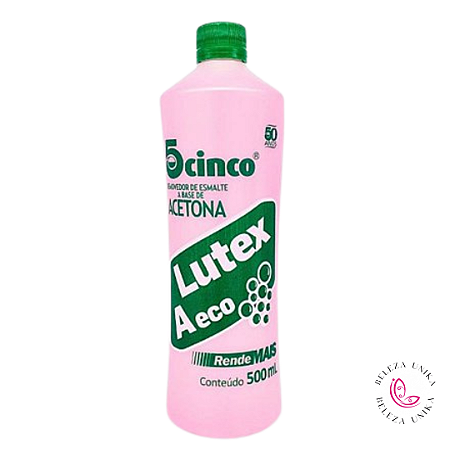 Removedor de Esmalte a Base de Acetona 500ml - 5 Cinco