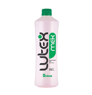 Removedor De esmalte Sem Acetona Mek 500ml Lutex Cinco
