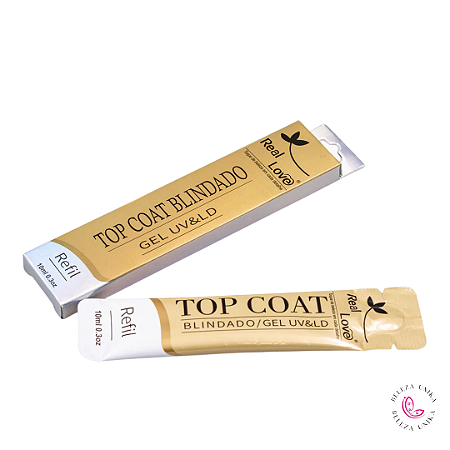 Real Love Top Coat Blindado Sachê 10ml
