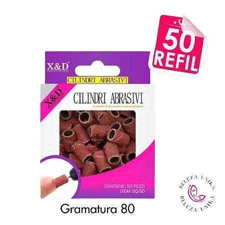 Refil de mandril com 50 unidades gramatura 80