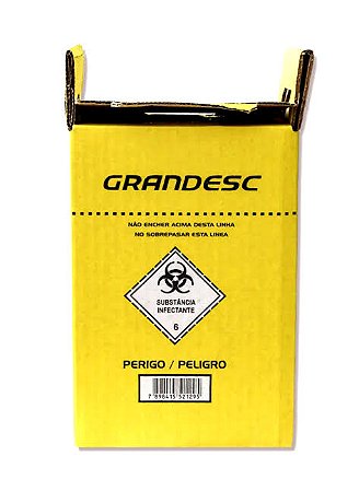 Caixa coletora de perfuro 1 unidades 3 litros