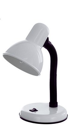 Luminaria articulada com Base pequena Branca