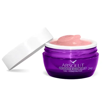 Absolut Gel Construtor Pink com Glitter 24g – American Burrs Nails
