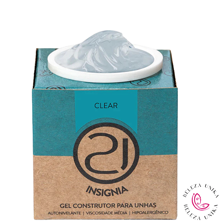 Gel Ecoline Insignia Clear 16gr (Fibra de Brinde ) Nails 21