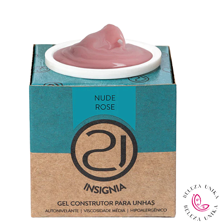 Gel Ecoline Insignia Nude Rose 56gr ( Fibra de Brinde ) Nails 21