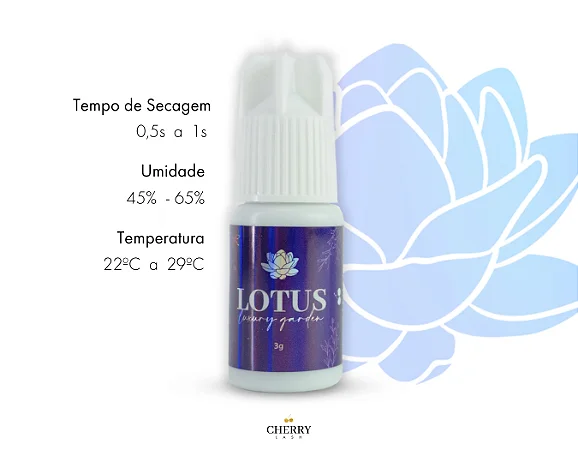 Cola Adesivo Cherry Lash lotus  - 3g Para Extensão De Cílios