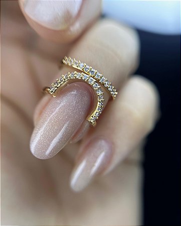 Anel para tirar foto DOURADO