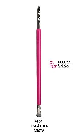 Espátula mista dupla autoclave inox ref 104