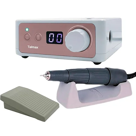 Novo Micromotor Marathon Champion Eletronic Bivolt Cor Rose