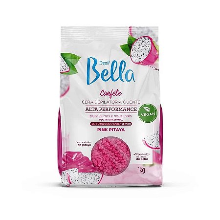 Cera Confete Pink Pitaya Depill Bella 1k