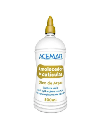 Amolecedor Cutícula Acemar Óleo De Argan 500ml