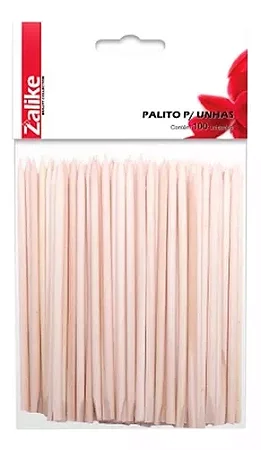 Palito zalike Chanfrado 13cm com 100 unidades