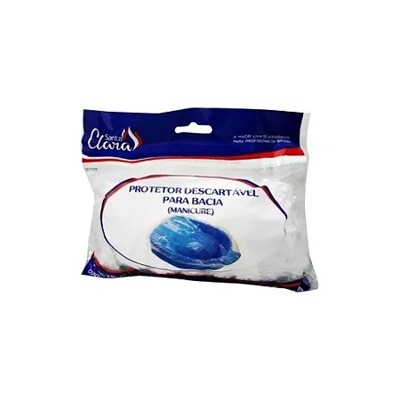 Santa Clara protetor de bacia (manicure) com 12 unidades