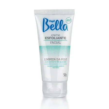 Creme Esfoliante Facial 50gr extrato de Alecrim Depil Bella
