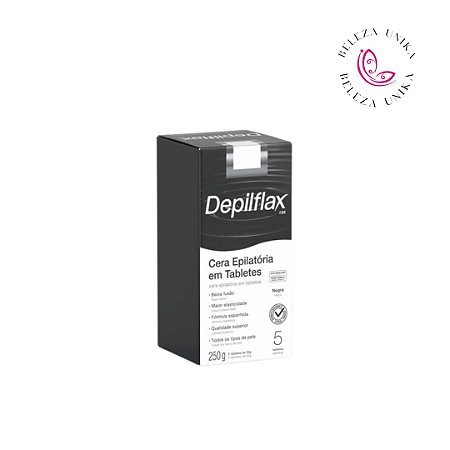 Depilflax Cera Depilatória em Tablete - Negra 250gr