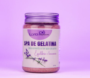 LORE PÉ SPA DE GELATINA 250G MORANGO