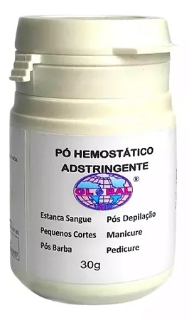 pó hemostático adstringente 30g