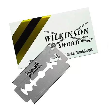 Lâmina de Barbear Aço Inoxidável Wilkinson Sword c/ 3 Lâminas und.