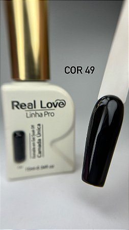 Esmalte em gel cor 49 real love camada única