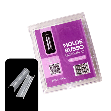 Luxxuoso Molde Russo Quadrado c/ 120 und.