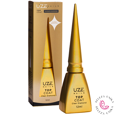 Top Coat Clear Diamond 12ml Uze Nails