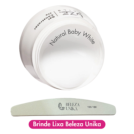 Gel Construtor Natural Baby White 25g Uze Nails