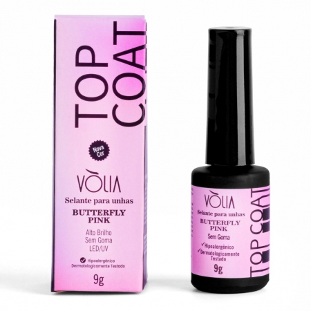Volia TopCoat 9ml -Butterfly Pink