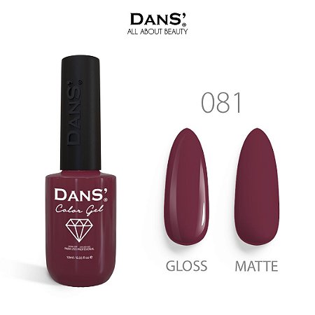 Esmalte em Gel Dans color 10ml Cor 081