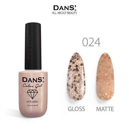 Esmalte em Gel Dans color 10ml Cor 024