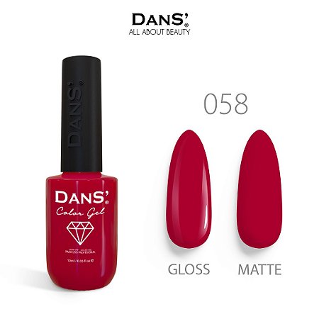 Esmalte em Gel Dans color 10ml Cor 058