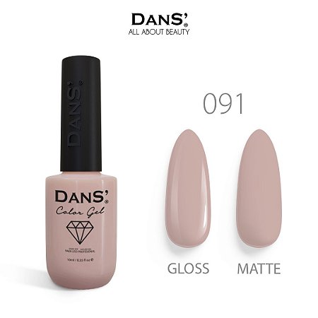 Esmalte em Gel Dans color 10ml Cor 091