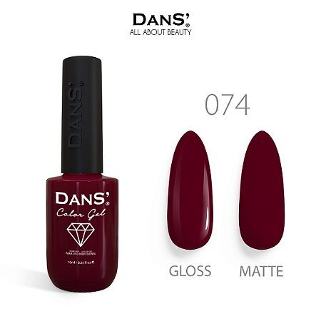 Esmalte em Gel Dans color 10ml Cor 074