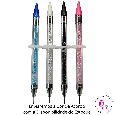 Caneta Pega strass