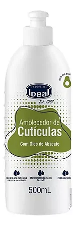 ideal amolecedor de cuticulas  500ML com oléo de abacate