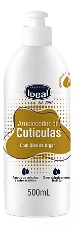 ideal amolecedor de cuticulas 500ML com oléo de argan