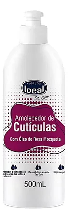 ideal amolecedor de cuticulas 500ML com oléo de rosa mosqueta