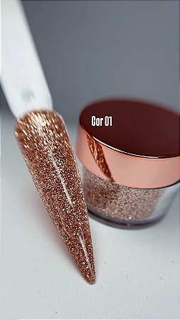 Glitter Flocado Cor 01