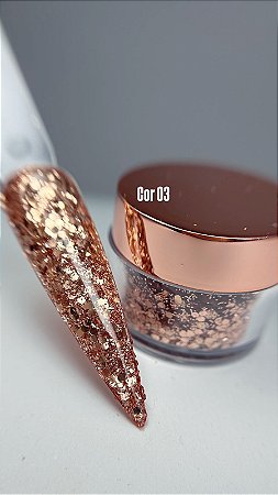Glitter Flocado Cor 03