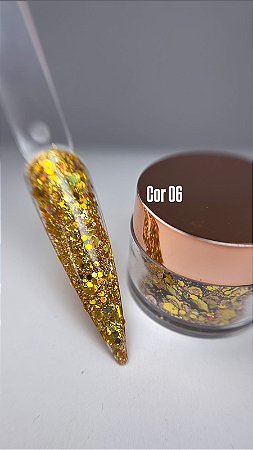 Glitter Flocado Cor 06
