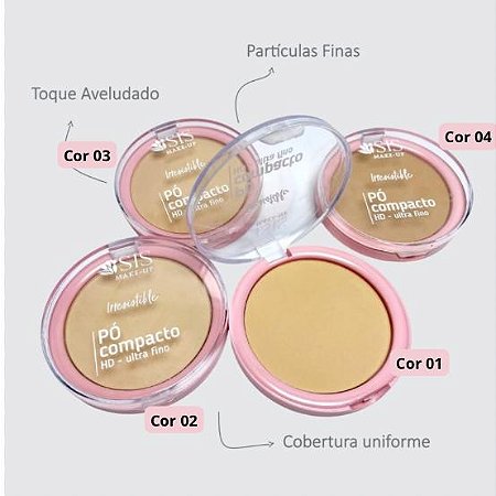 Pó Compacto Isis Make-up