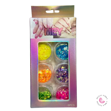 Glitter Flocado c/ Cores Vibrantes