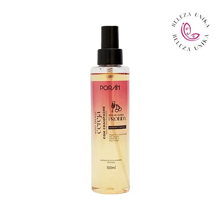 Body Splash Porán Cereja c/ Champanhe 160ml