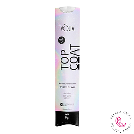 Volia Top coat Sachê White Glow 9g