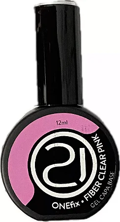 Gel Capa Base One Fix Fiber Clearr Pink Nails21 - 12ml
