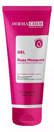 Gel Rosa Mosqueta Dermachem 100grs Pele Sensível e Extra seca